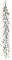 Select Artificials 5' x 5" White and Brown Cotton with Pod Artificial Christmas Garland - Unlit
